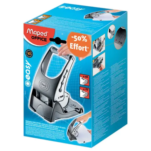 Perforateur EASY - 2 trous - 65 / 70 feuilles - MAPED