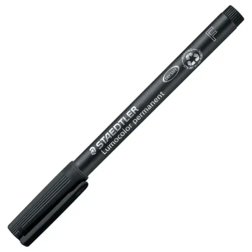 Feutre permanent universel Lumocolor - 0.6 mm - Noir - STAEDTLER