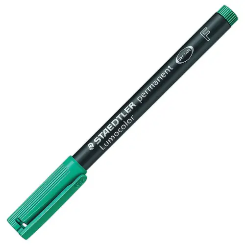 Feutre permanent universel Lumocolor - 0.6 mm - Vert - STAEDTLER 