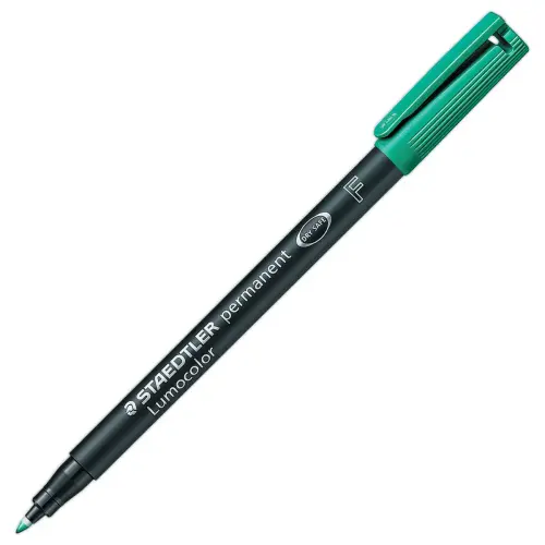 Feutre permanent universel Lumocolor - 0.6 mm - Vert - STAEDTLER 