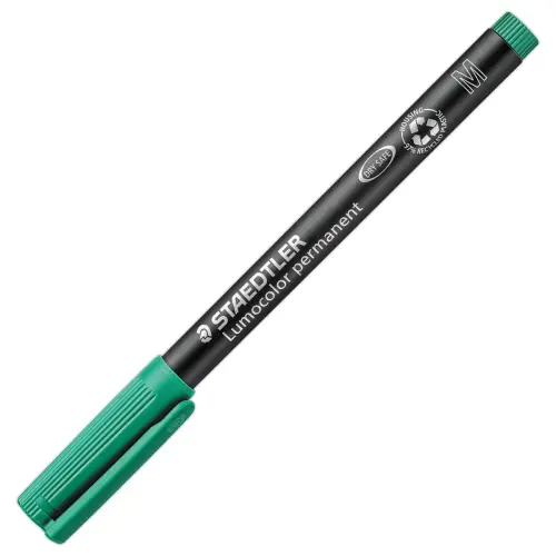 Feutre de rétroprojection permanent Lumocolor - 1mm - Vert - STAEDTLER