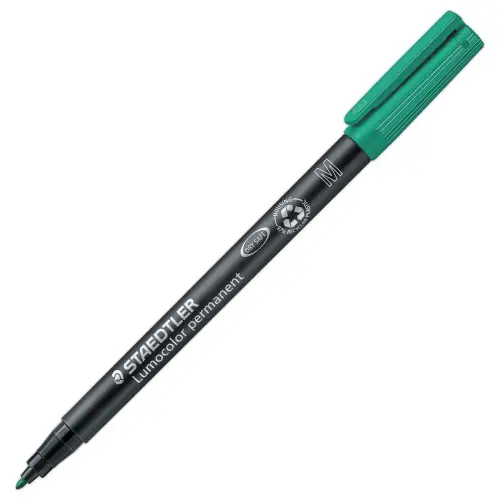 Feutre de rétroprojection permanent Lumocolor - 1mm - Vert - STAEDTLER