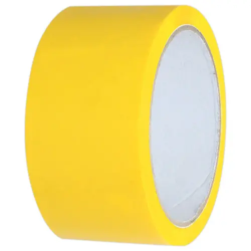 Ruban adhésif en polypropylène - Jaune - 66 m x 50 mm