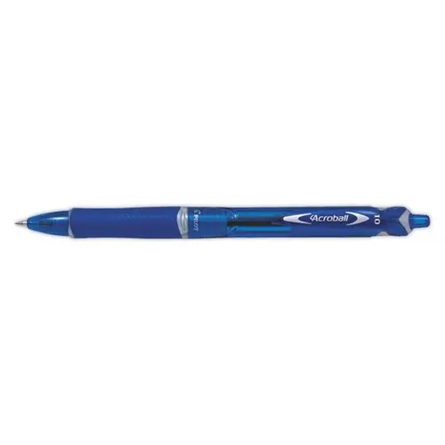 Stylo bille r&eacute;tractable Acroball - Ecriture moyenne - Bleu - PILOT 
