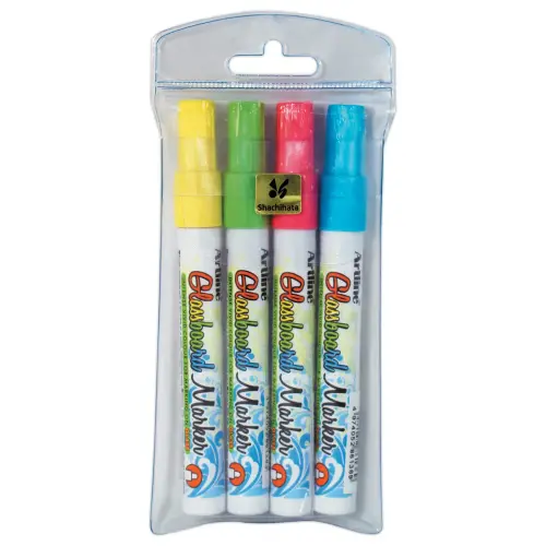 4 Marqueurs verre ARTLINE ogive 2mm 
