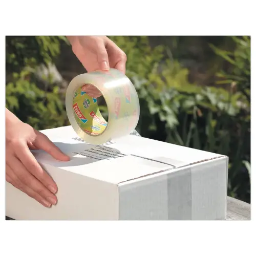 Rouleau d'adh&eacute;sif transparent ECO Strong - 66 m x 50 mm - Tesa 