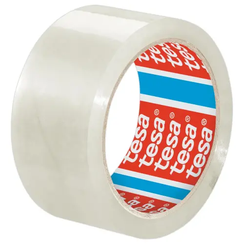 Rouleau d'adhésif PP transparent SOLIDSTRONG - 66m x 50mm - Tesa