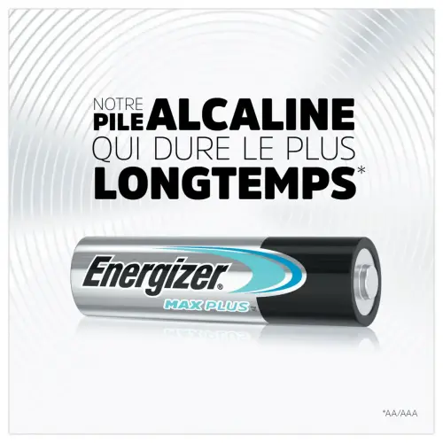 8 Piles alcalines Max Plus LR6 (AA) - ENERGIZER 