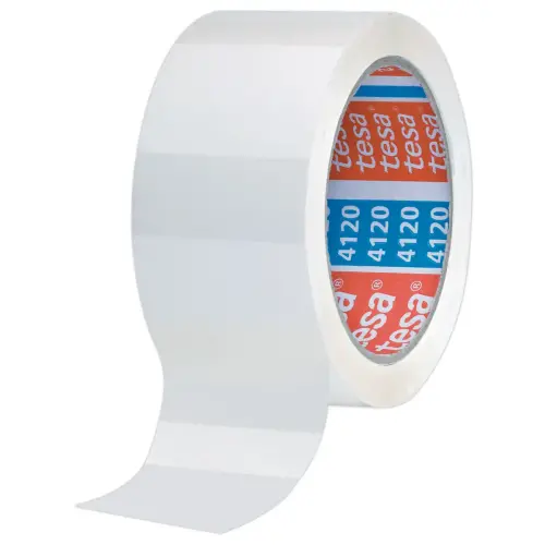 Rouleau d'adhésif d'emballage en PVC - Transparent - 100 m x 50 mm - TESA