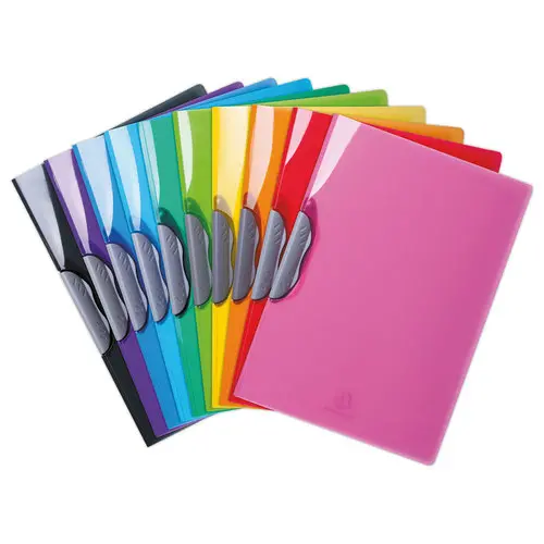 Chemise &agrave; clip Iderama PP - 22 x 31 cm - Coloris assortis - EXACOMPTA 