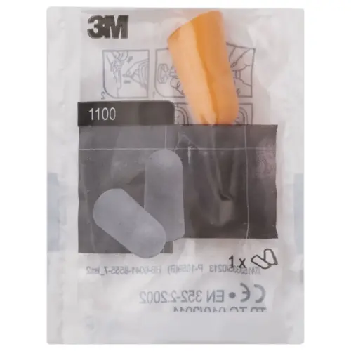 200 paires de bouchons d'oreilles mousse - Att&eacute;nuation de 37 dB - 3M 