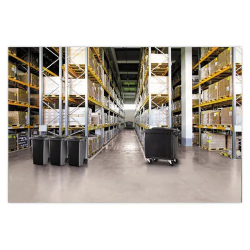 Conteneur 4 roulettes avec couvercle - 770 litres - CITEC ENVIRONNEMENT 