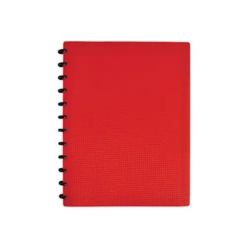 Protège-documents modulable VARIOZIP - 30 poches - rouge - OXFORD