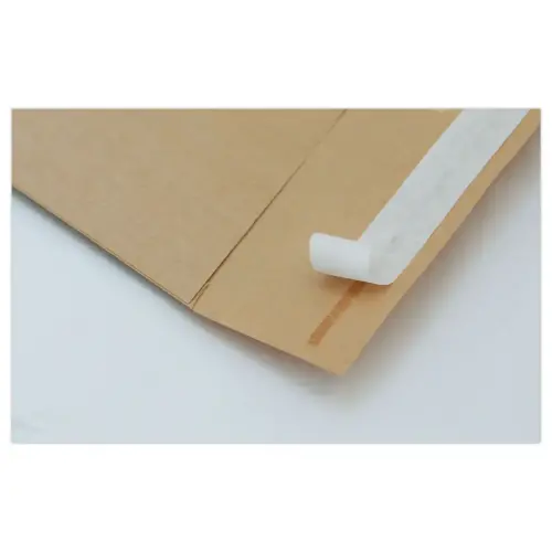 500 Pochettes kraft brun - bande siliconée - 162x229 mm - sans fenêtre - 90g