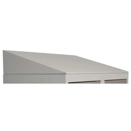 Coiffe inclinée pour vestiaire L.80cm,coloris gris