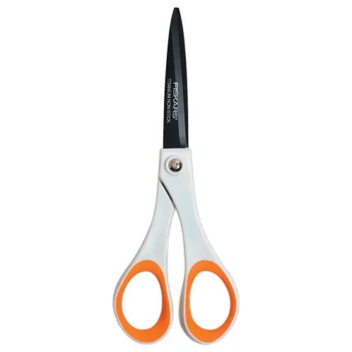 Paire de ciseaux FISKARS Titanium Non Stick - 18 cm, gaucher&droitier 
