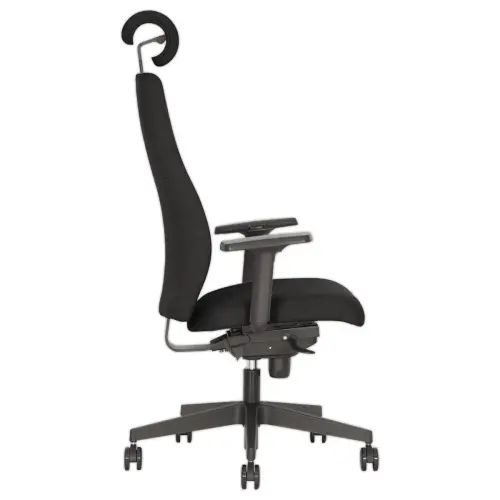 Siège de bureau synchrone Viden - Tissu - Noir