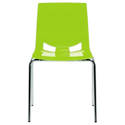 Chaise coque design Fondo vert