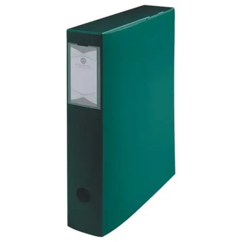 Boîte de classement en polypropylène opaque - Dos 6 cm - vert - FIDUCIAL
