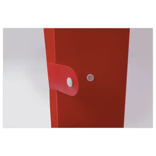 Boîte de classement en polypropylène opaque- Dos 10 cm - rouge - FIDUCIAL