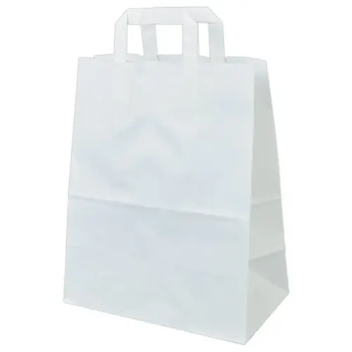 250 Sacs kraft blanc fond 110 x 220 (DL) xH 280 mm OK contact alim