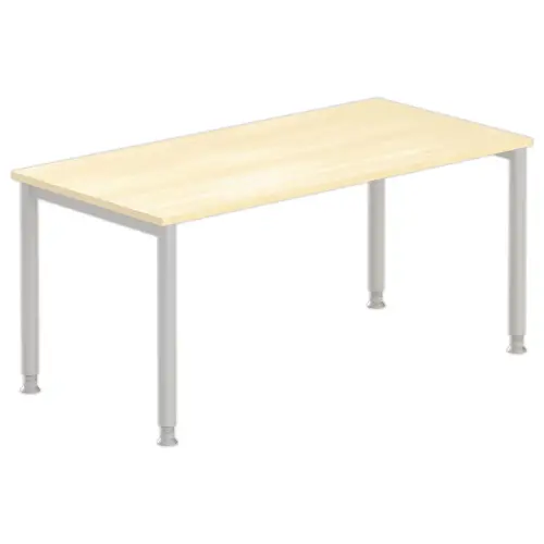 Table140 x 80 hêtre - pieds aluminium