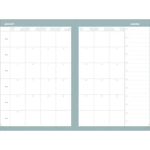 Agenda CELESTE - Ao&ucirc;t 2026 &agrave; Juillet 2027 - 10 x 15 cm - Quo Vadis 