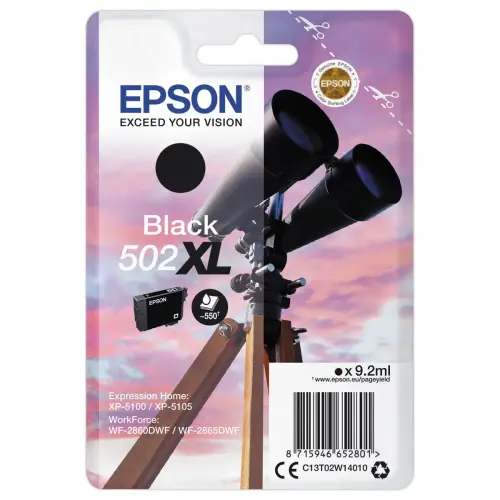 Cartouche Epson 502XL noire