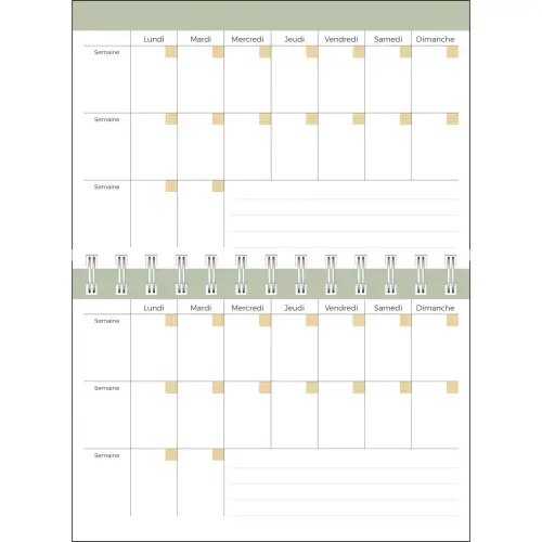 Agenda hebdomadaire Quovadis - 17x12cm