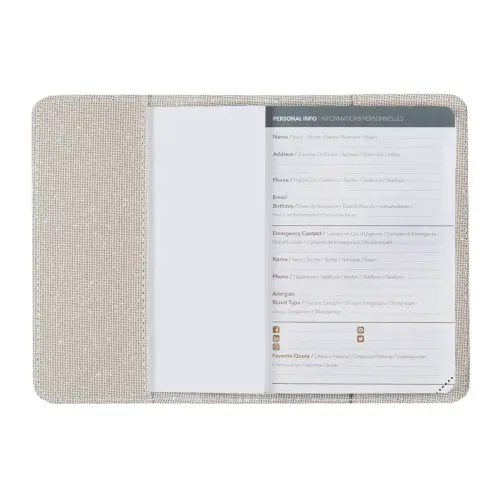 Agenda semainier AFFAIRES COLOR ML Ella - 10x15 cm - Beige - D&eacute;cembre &agrave; d&eacute;cembre - QUO VADIS 