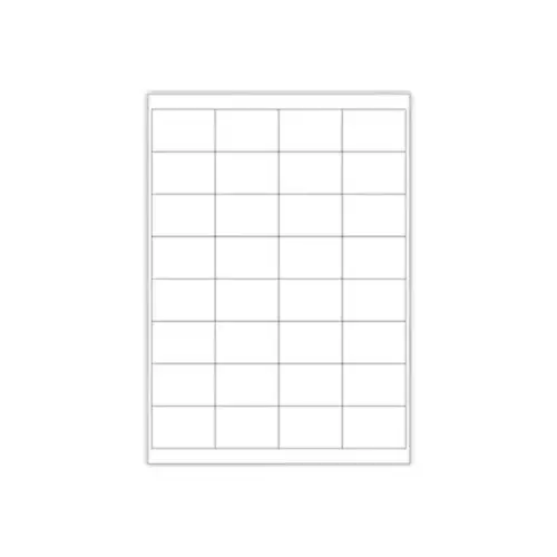 500 Planches d'&eacute;tiquettes multiusages 51x34mm soit 16 000 &eacute;tiquettes 