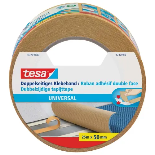 Adhésif Double Face UNIVERSAL - 10m x 50mm - Tesa