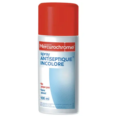 Spray antiseptique - 100 ml - Mercurochrome