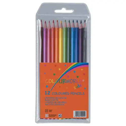 12 crayons couleur économiques