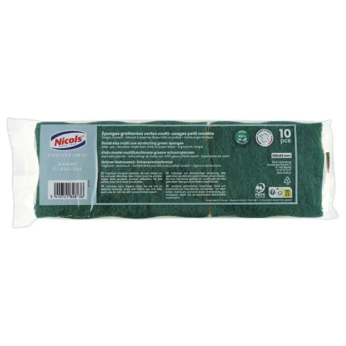 10 Tampons sur éponges - 10.9 x 6.9 cm - NICOLS