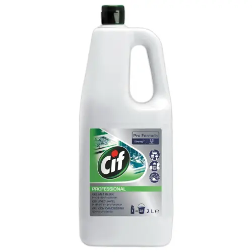 Flacon 2 litres Cif gel avec javel pro