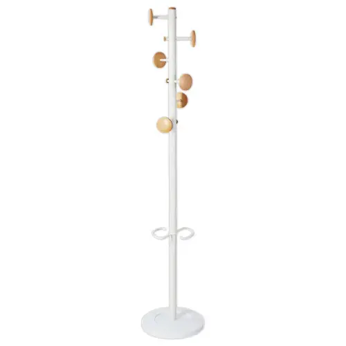 Portemanteau 6 patères bois MUSIC