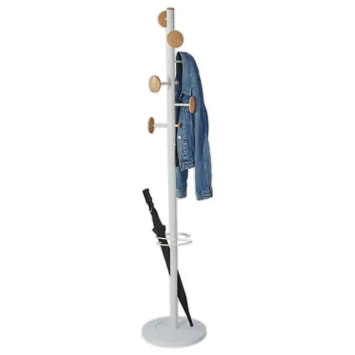 Portemanteau 6 patères bois MUSIC