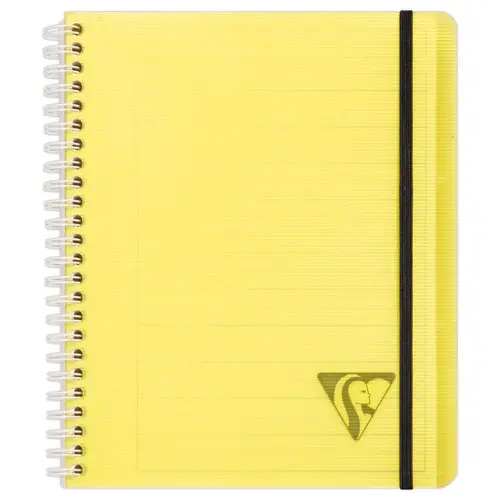 Cahier spirale A5+ Proactiv'Book - Lign&eacute; - CLAIREFONTAINE 