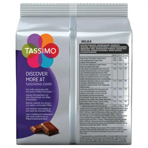 8 Doses Tassimo - saveur chocolat Milka - TASSIMO