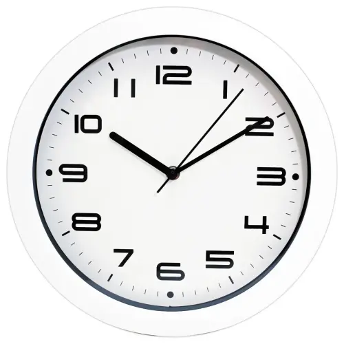 Horloge murale &agrave; quartz FIDUCIAL - blanc 