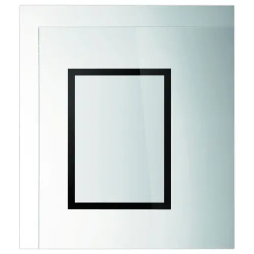 2 Cadres d'affichage vitrostatiques surfaces vitrées Duraframe Sun - A4 - Noir - DURABLE
