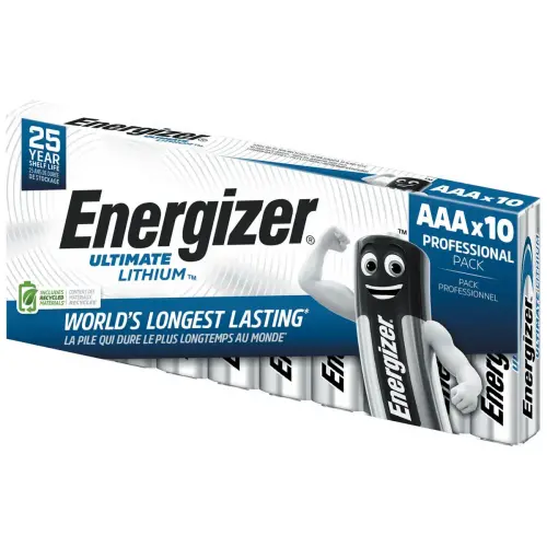10 Piles lithium Ultimate L92 (AAA) - ENERGIZER 