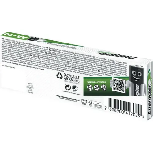 10 Piles rechargeables PowerPlus - LR06 (AA) - ENERGIZER 