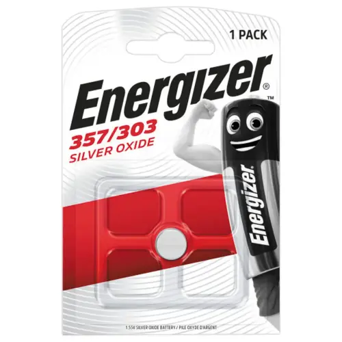 Pile oxyde d'argent 357/303 - 1,55V - ENERGIZER