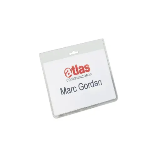 20 Porte-badge pochette fermée 60 x 90 mm