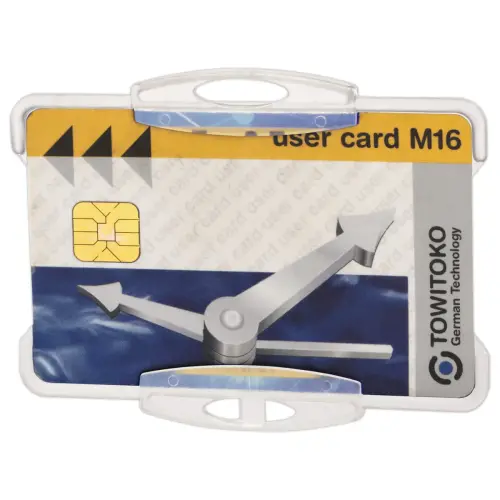 10 Porte-cartes de s&eacute;curit&eacute; ouverts -  54 x 85 mm  - 1 carte - Durable 