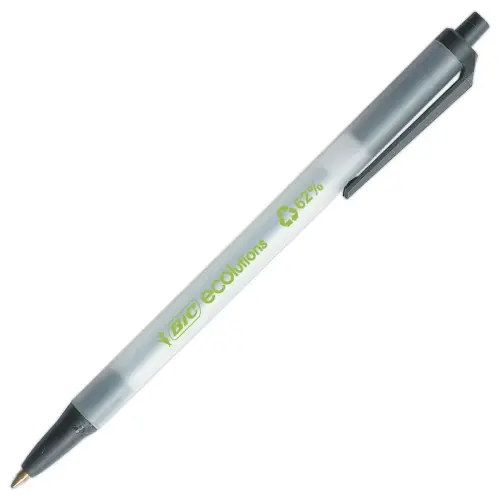 50 Stylos bille rétractables Click Stic Ecolutions - noir - BIC