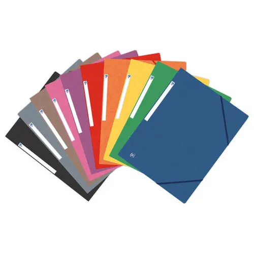 10 Chemises A4 Top File + - A4 - Coloris assortis - OXFORD