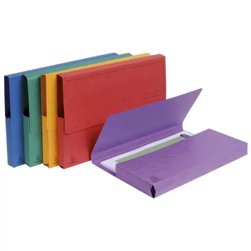5 Chemises pochettes carte lustrée